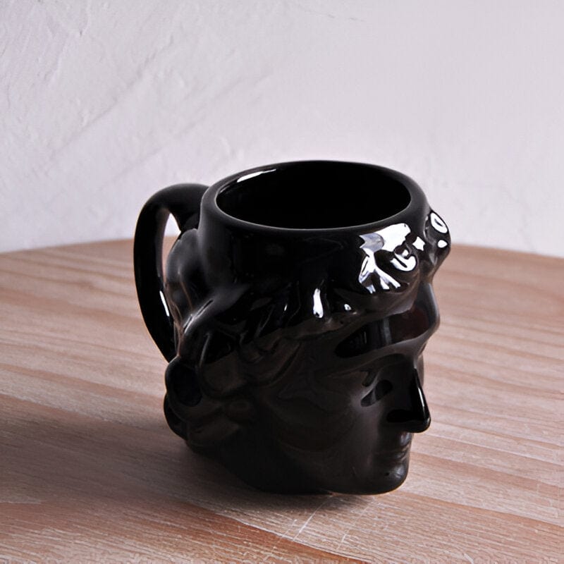 David's Head Ceramic Porcelain Mug