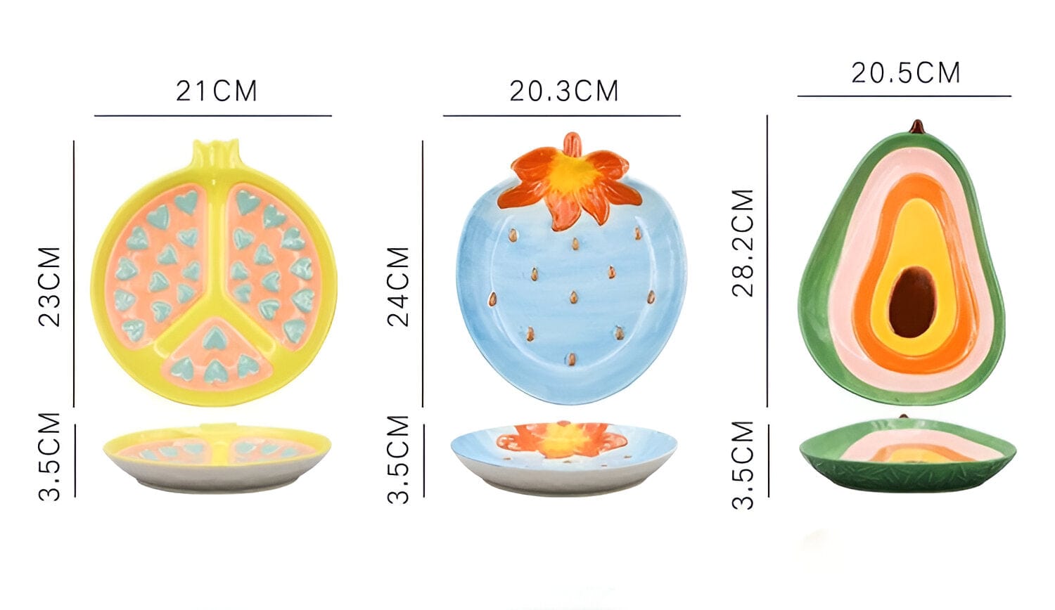 Tropical Fruit Plates