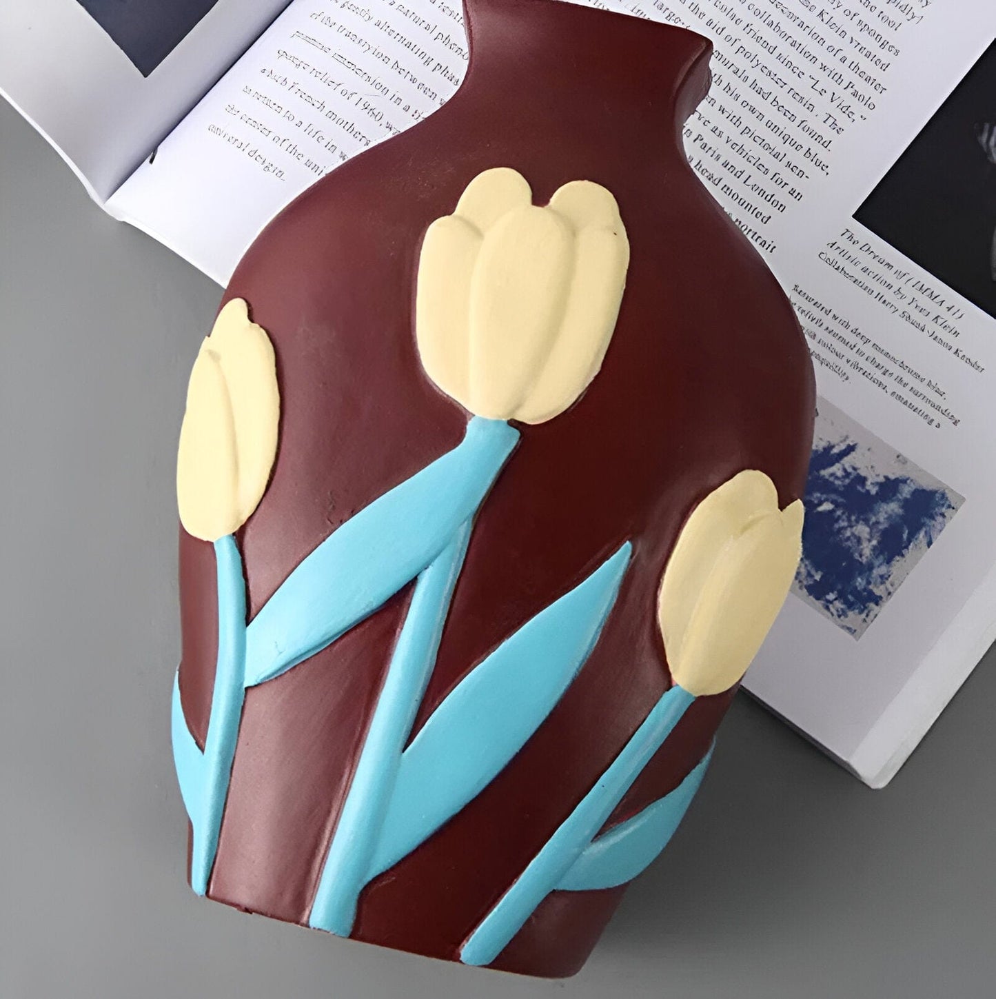 Flower Cutout Ceramic Vases