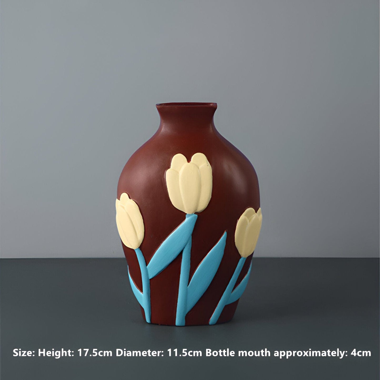 Flower Cutout Ceramic Vases