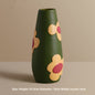 Flower Cutout Ceramic Vases