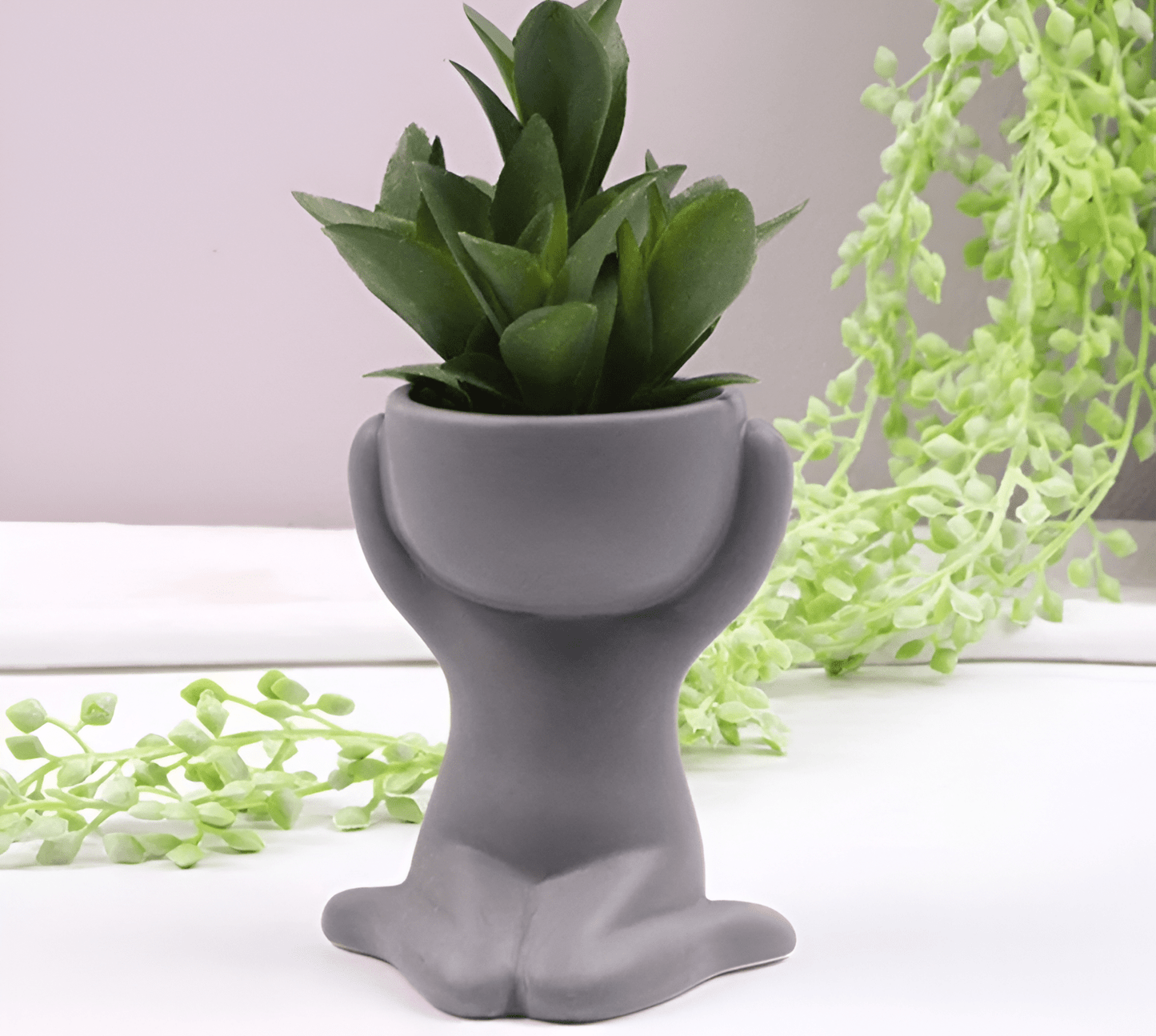  Little Human Ceramic Succulent Planter