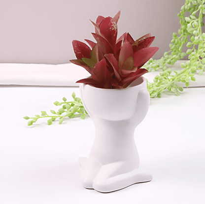  Little Human Ceramic Succulent Planter