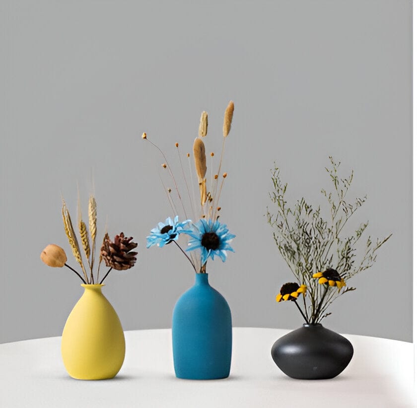 Color Rich Ceramic Vases