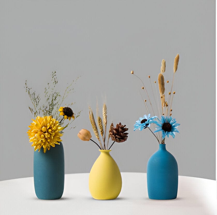 Color Rich Ceramic Vases