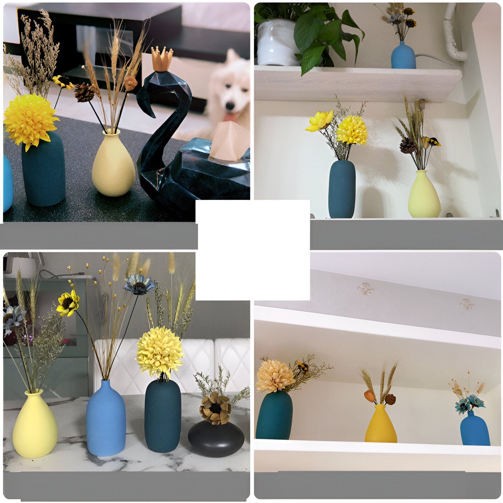 Color Rich Ceramic Vases