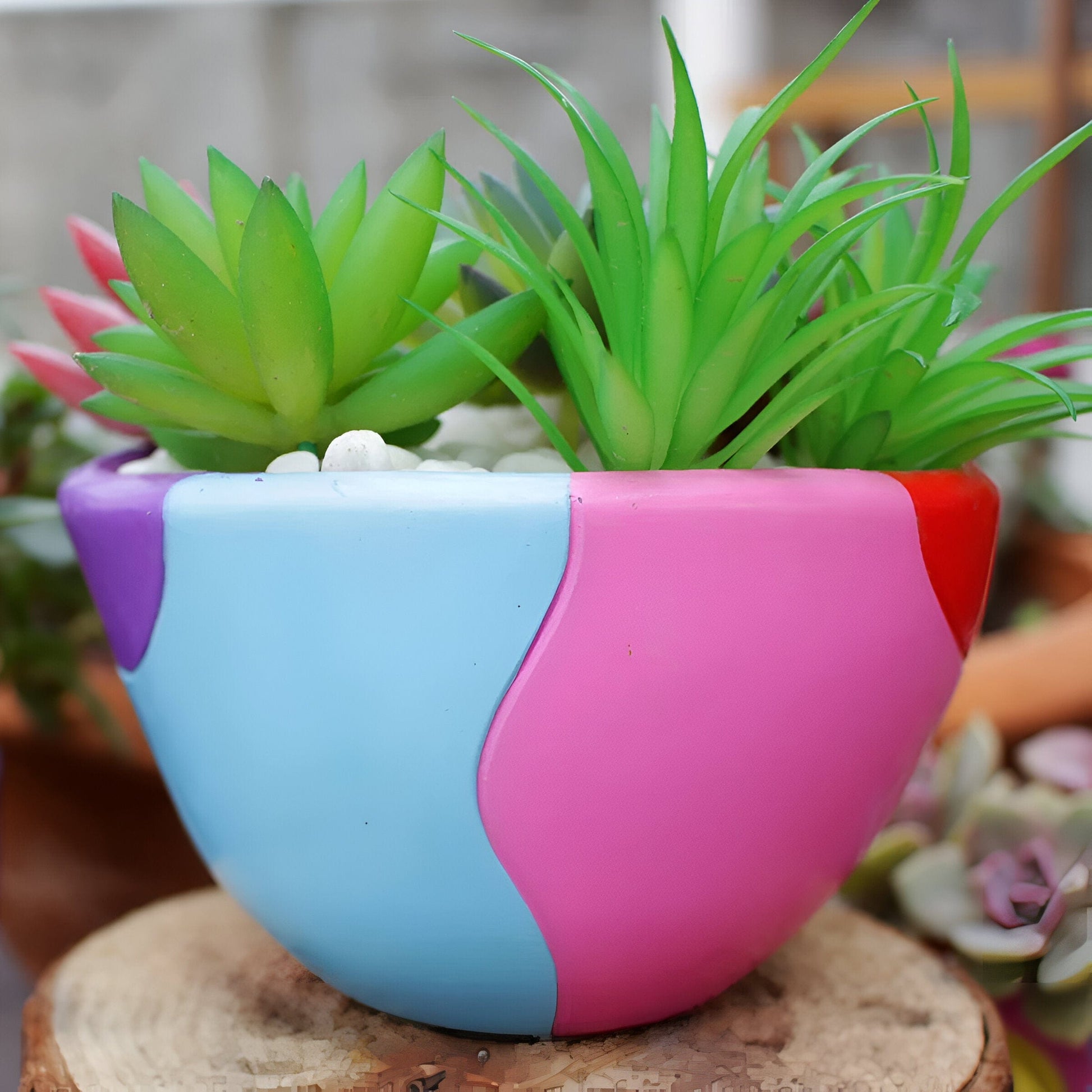 Home Office Decor Pots 