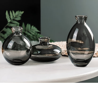  Cezanne Glass Vase 3-Piece Set