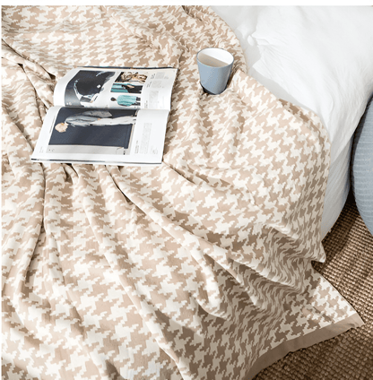 Houndstooth Throw Blanket