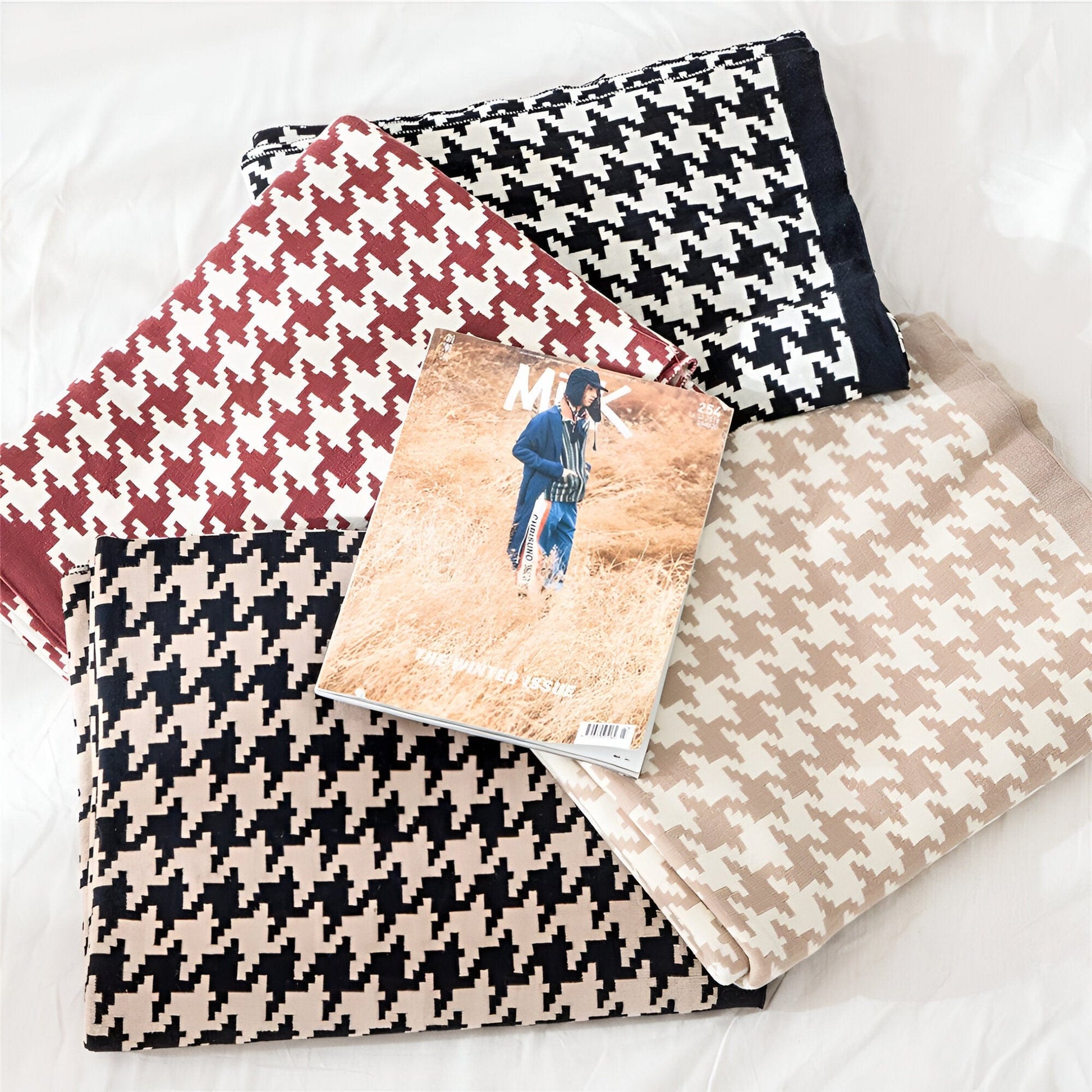 Houndstooth Throw Blanket