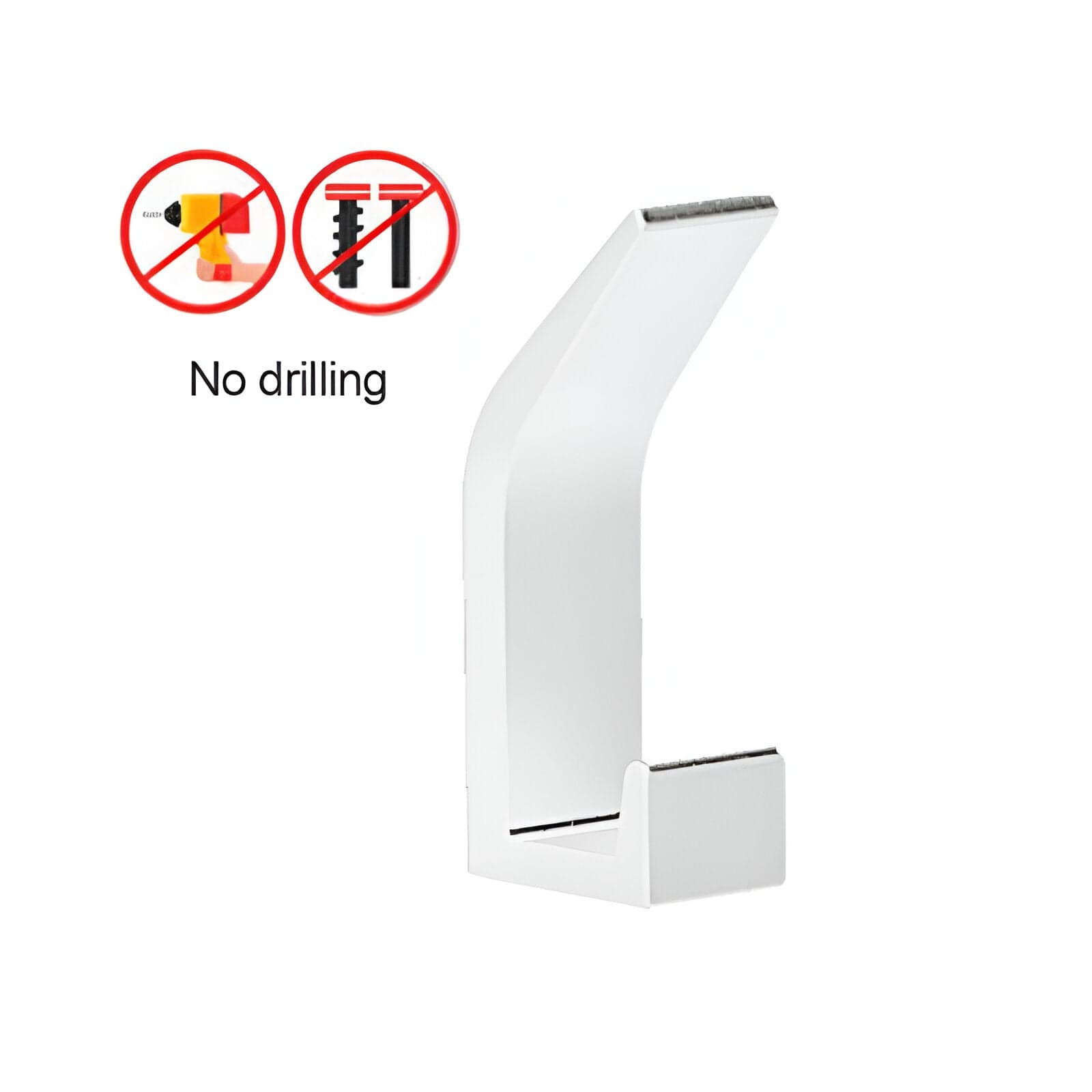 Saxton No-Drill Wall Hooks