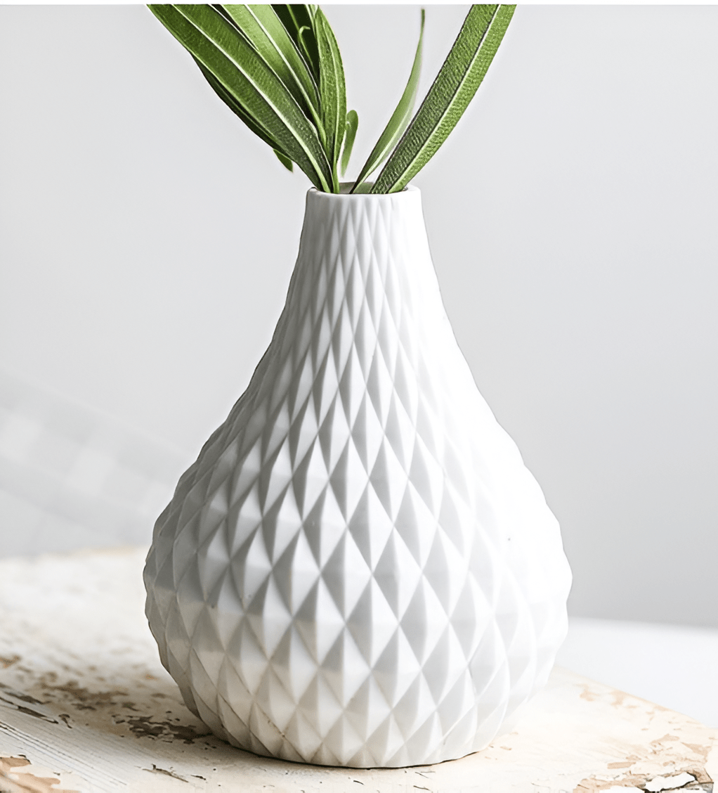 Textured Raindrop Vases