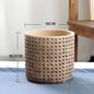 Natural Rattan Texture Cement Planter