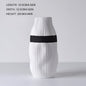 Contrast Ribbon Textured Ceramic Vase