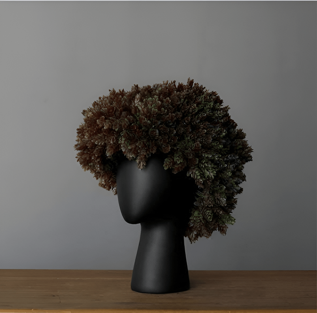 Head Shaped Flower Vase