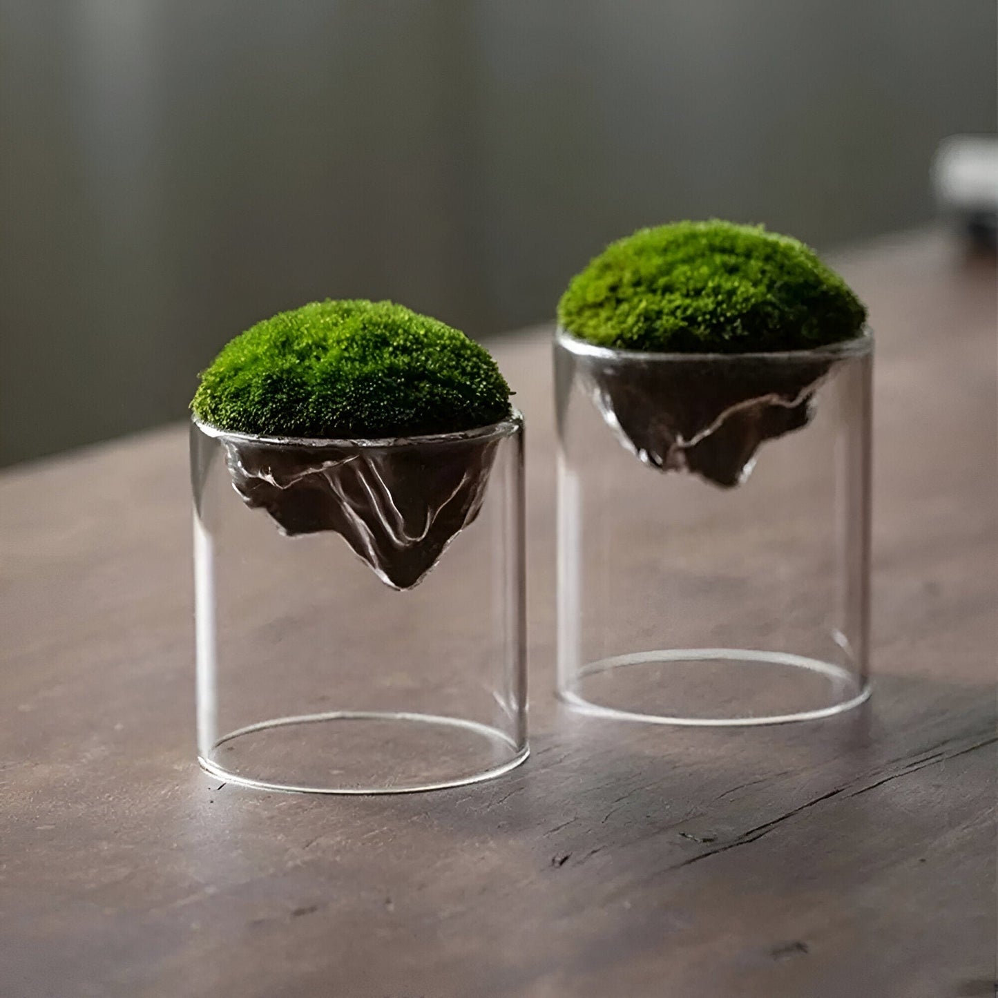 Mountain Moss Glass Vase Collection