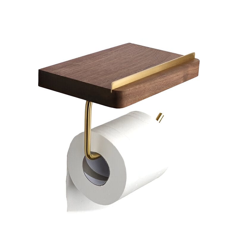 Multipurpose Wooden Toilet Roll Holder