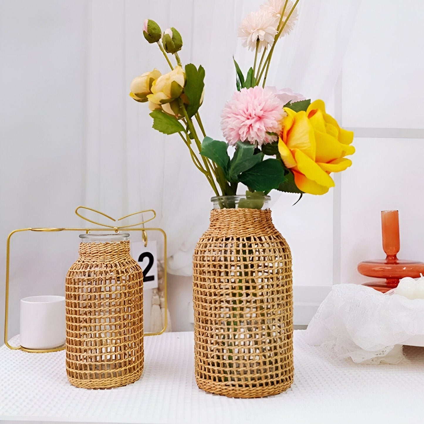 Straw Vase