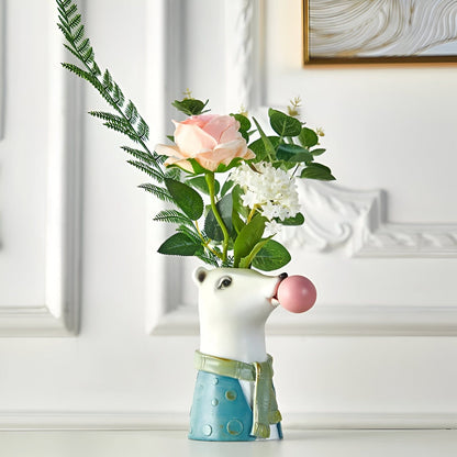 Bubblegum Animal Vase