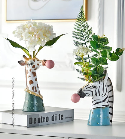 Bubblegum Animal Vase