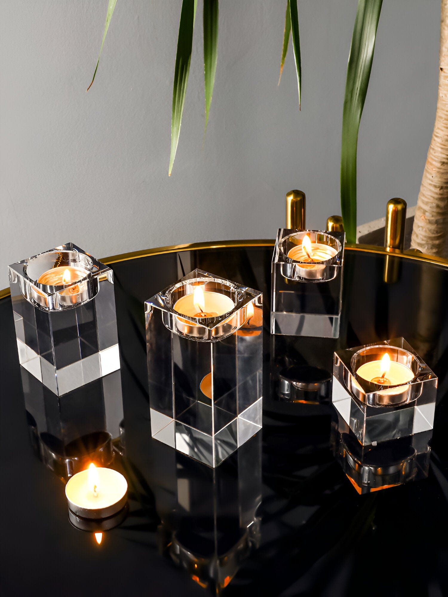 Luxury Glass Tealight Holder