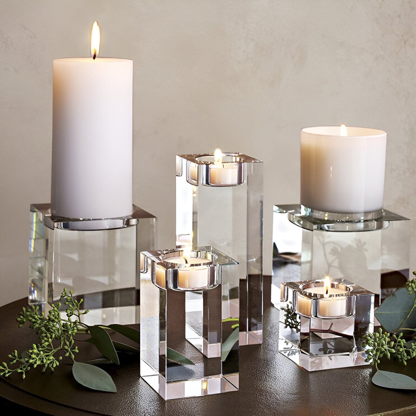 Luxury Glass Tealight Holder