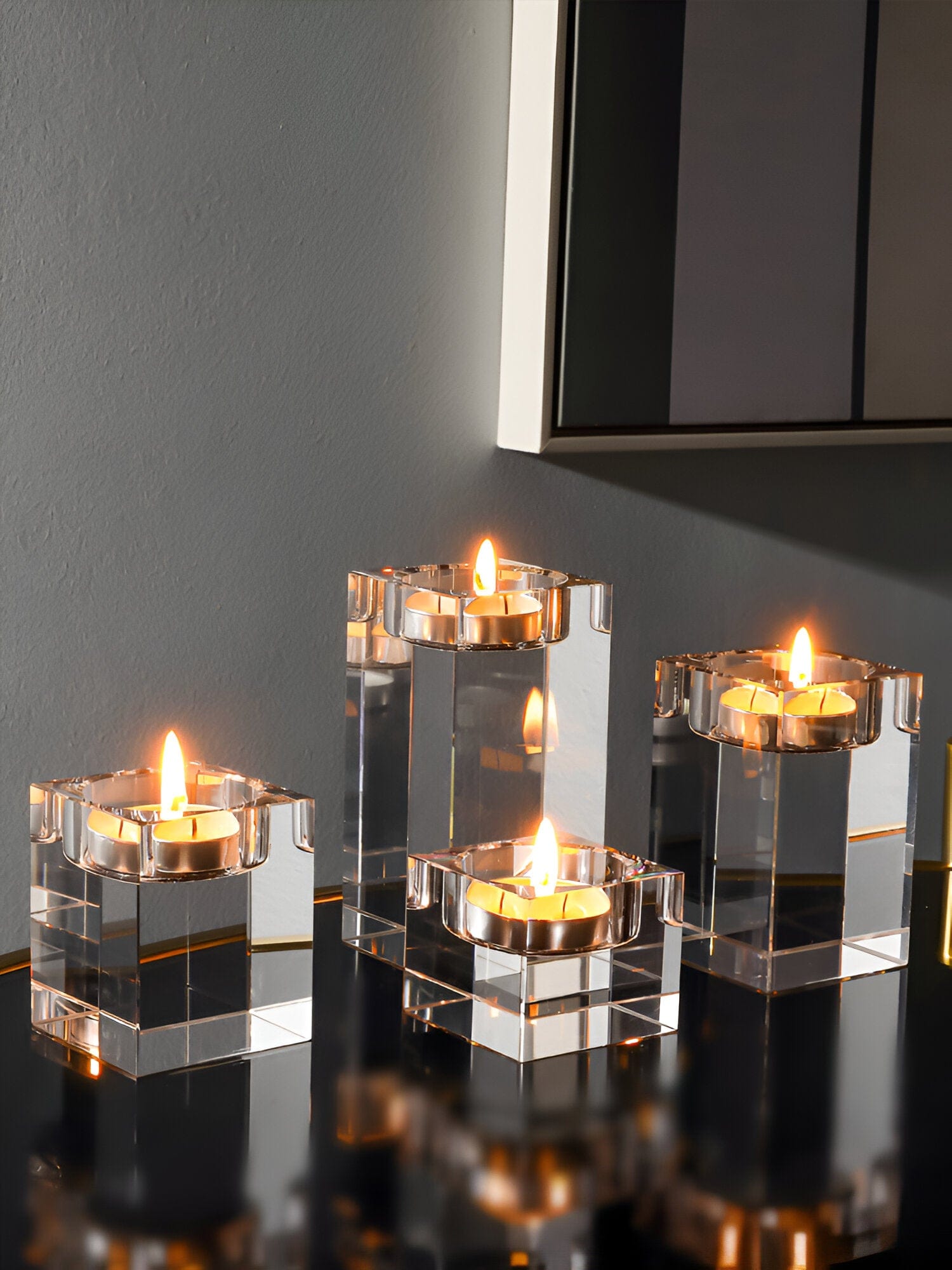 Luxury Glass Tealight Holder