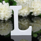 White Freestanding Mountable Wooden Alphabet Letter