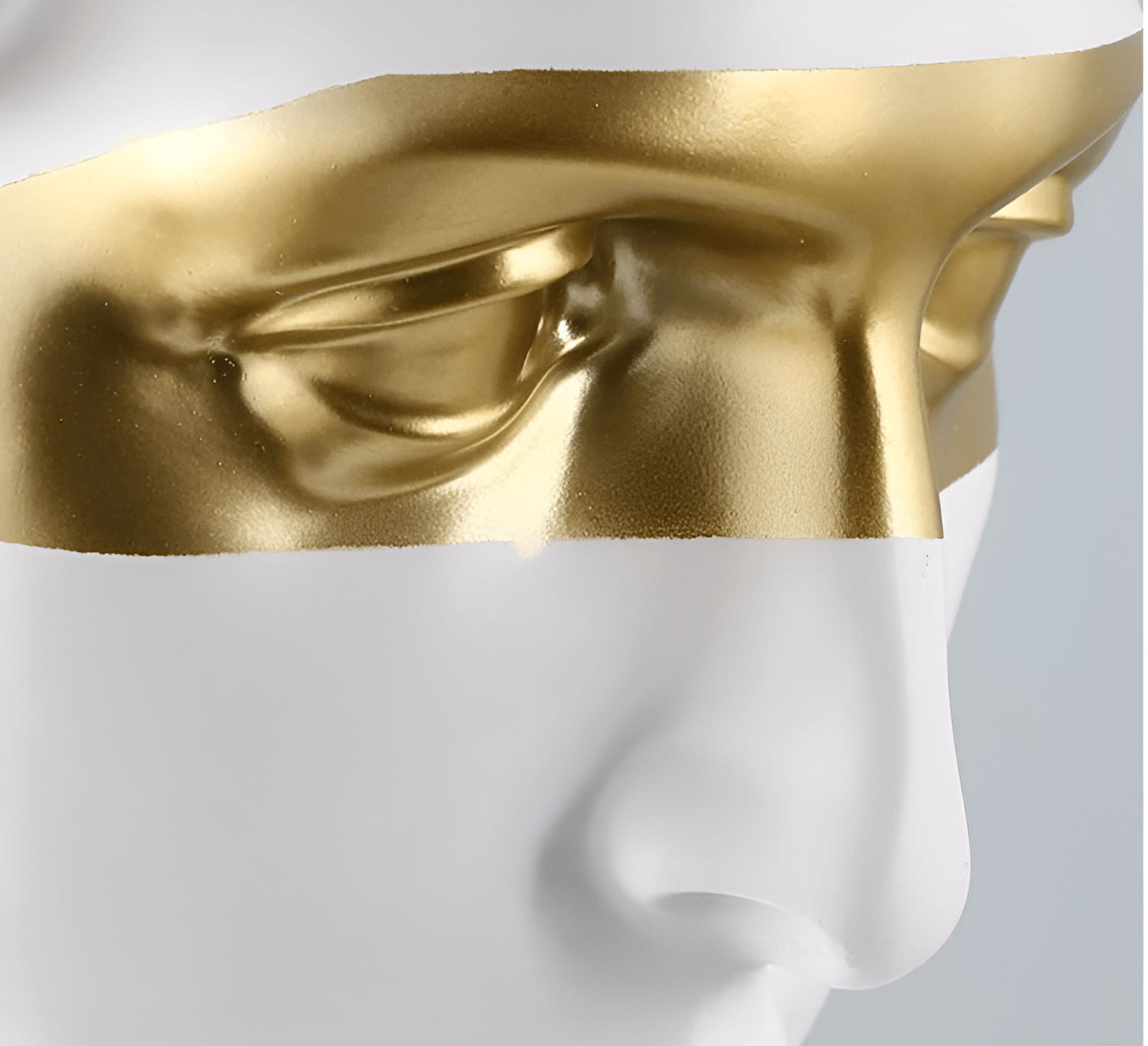 Florentine Gold Accent David Bust Statue