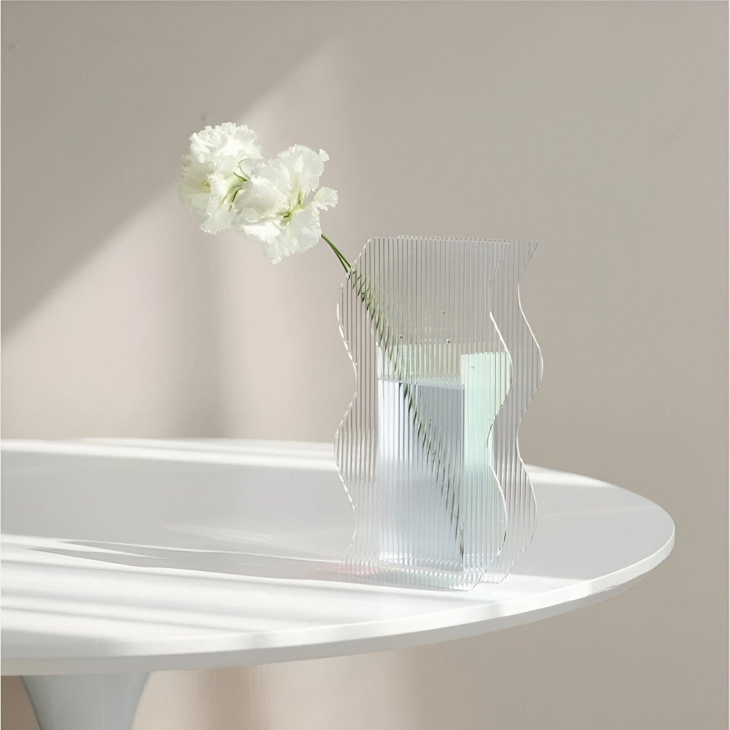 Mystery Shadow Flower Acrylic Vase