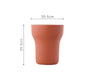 Warm Berry Palette Ceramic Flower vases