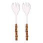 Bamboo Handle Spork Set