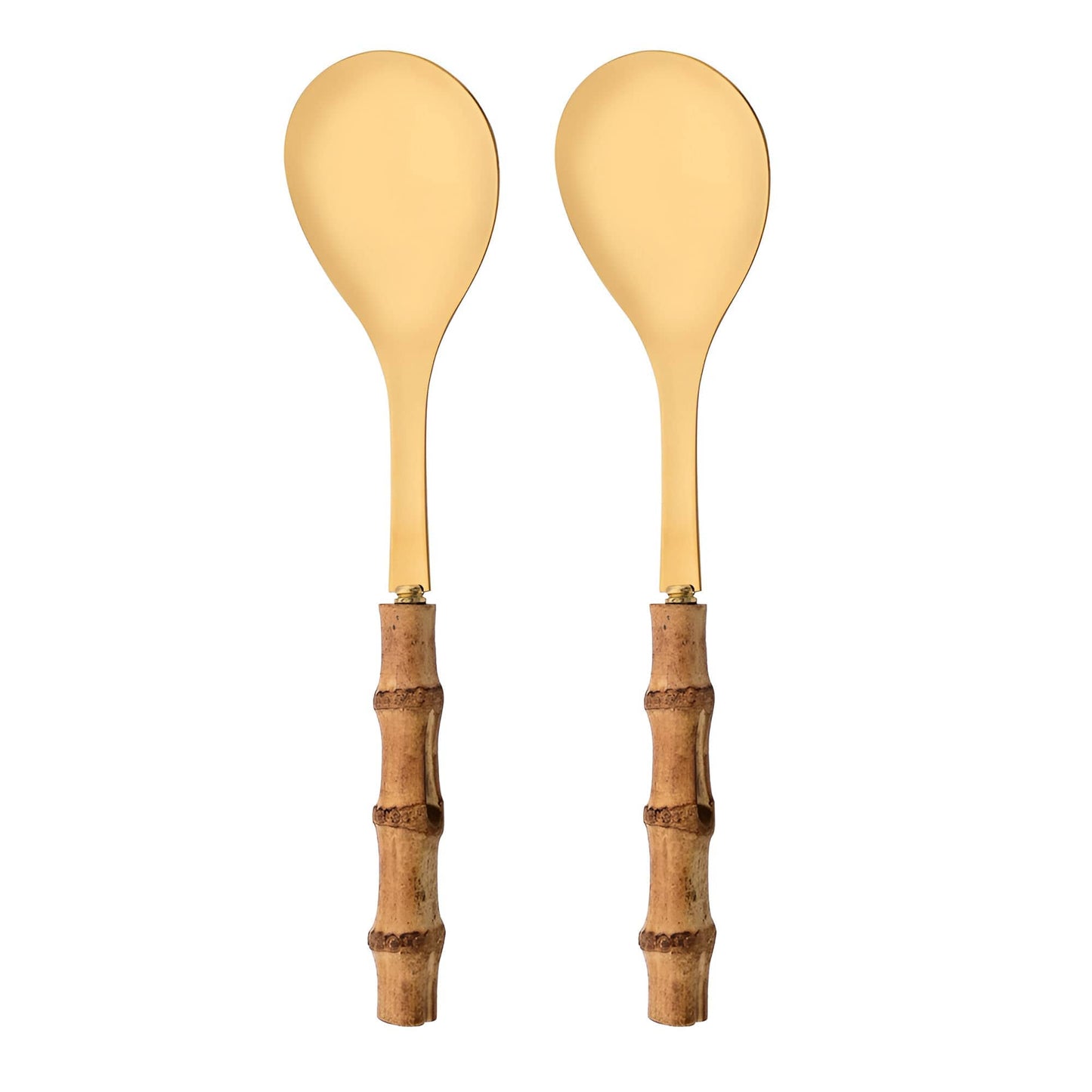 Bamboo Handle Spork Set