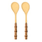 Bamboo Handle Spork Set