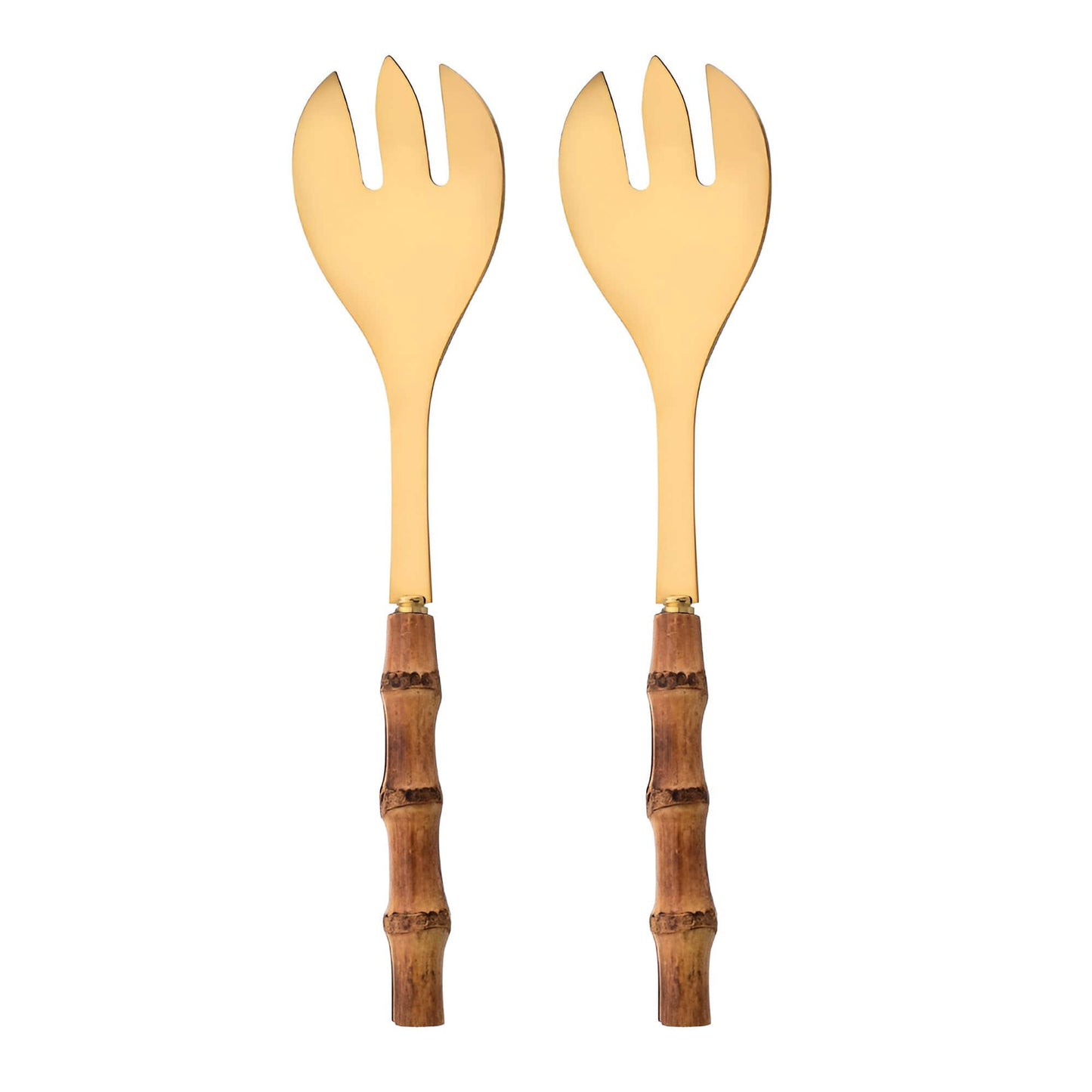 Bamboo Handle Spork Set