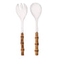 Bamboo Handle Spork Set