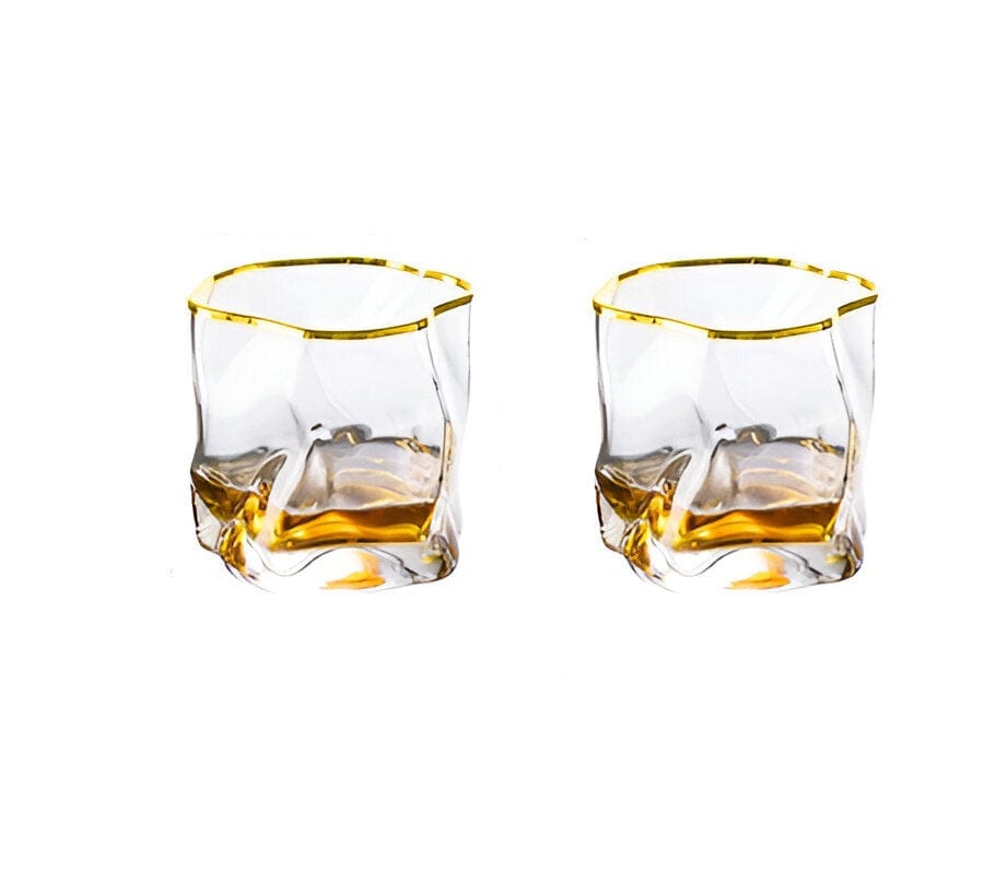 Distort Whisky Glass