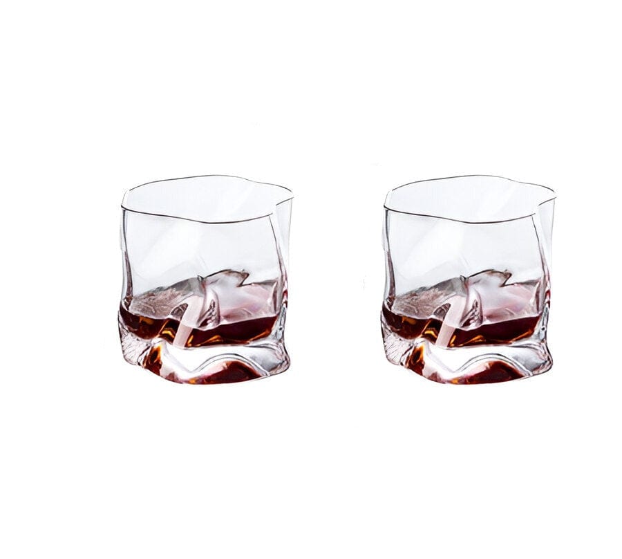 Distort Whisky Glass