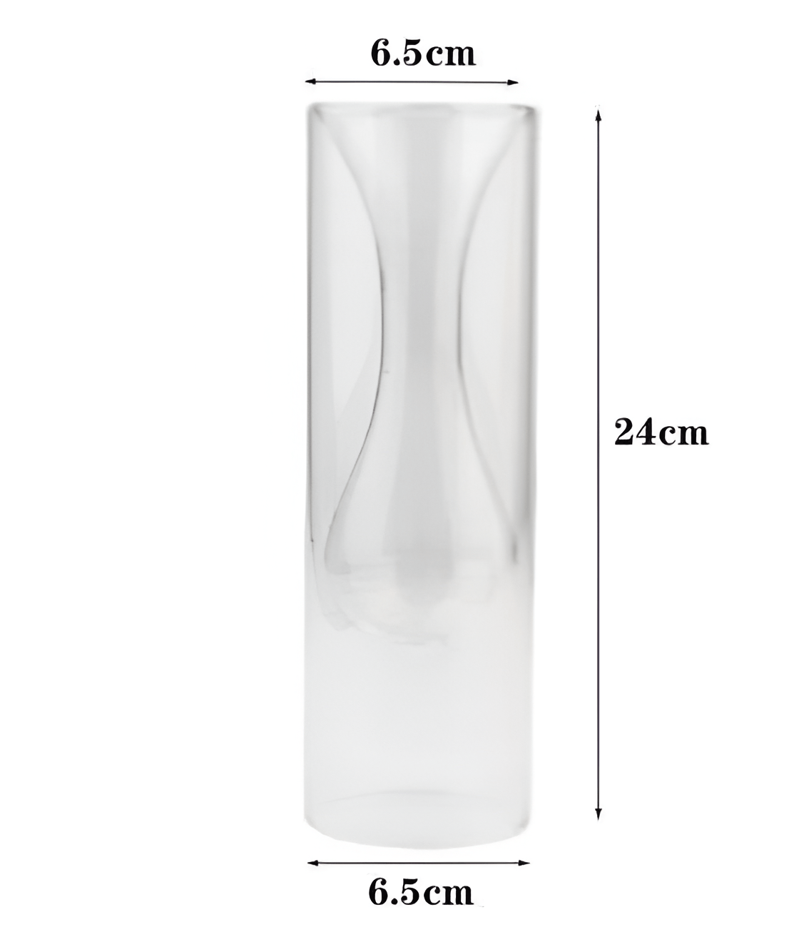 Stained Glass Transparent Vase