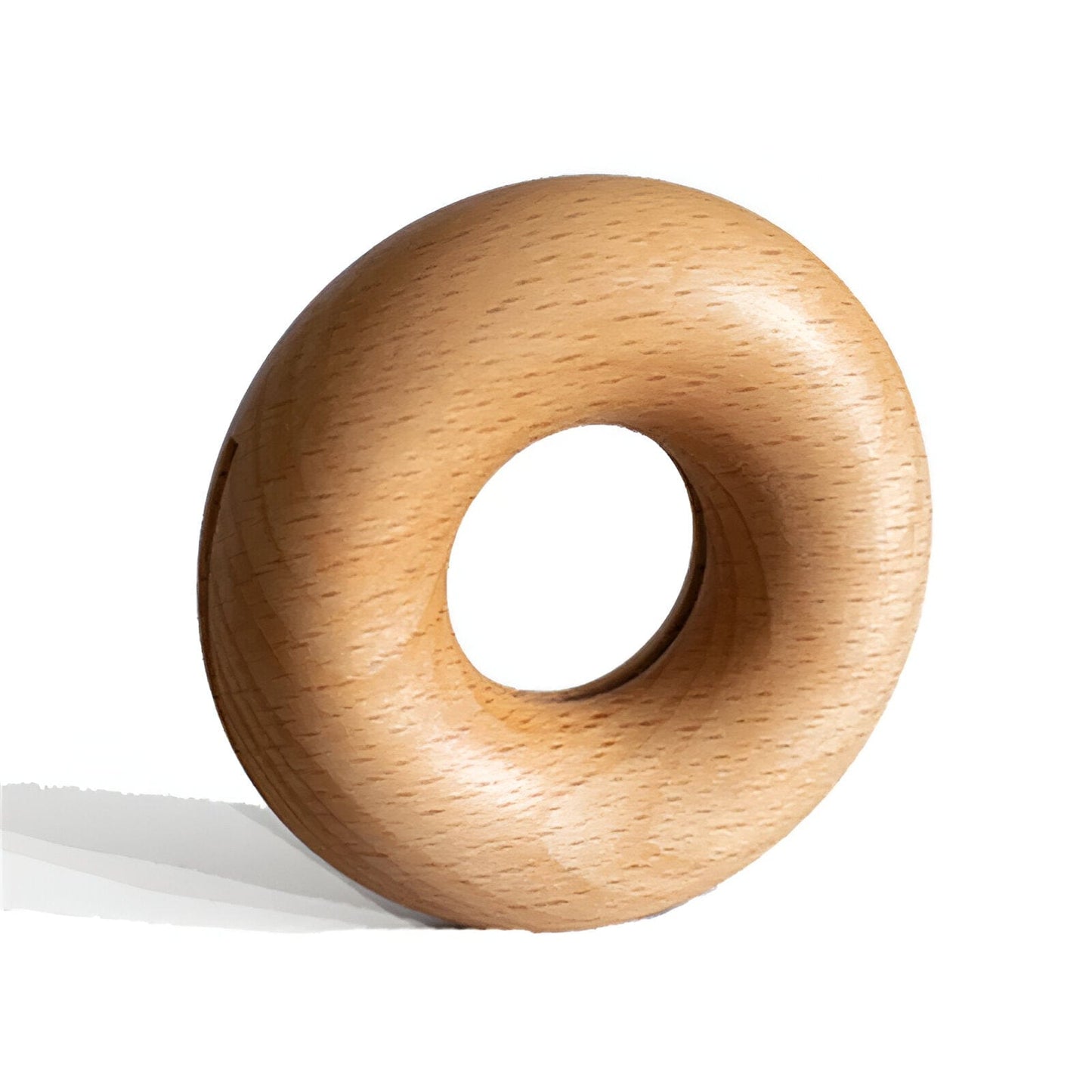 Wooden Doughnut Bag Clip