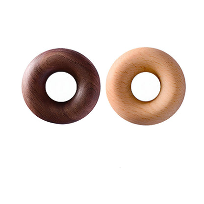 Wooden Doughnut Bag Clip