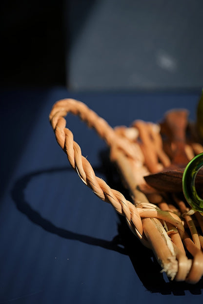 Woven Rattan Serving Tray