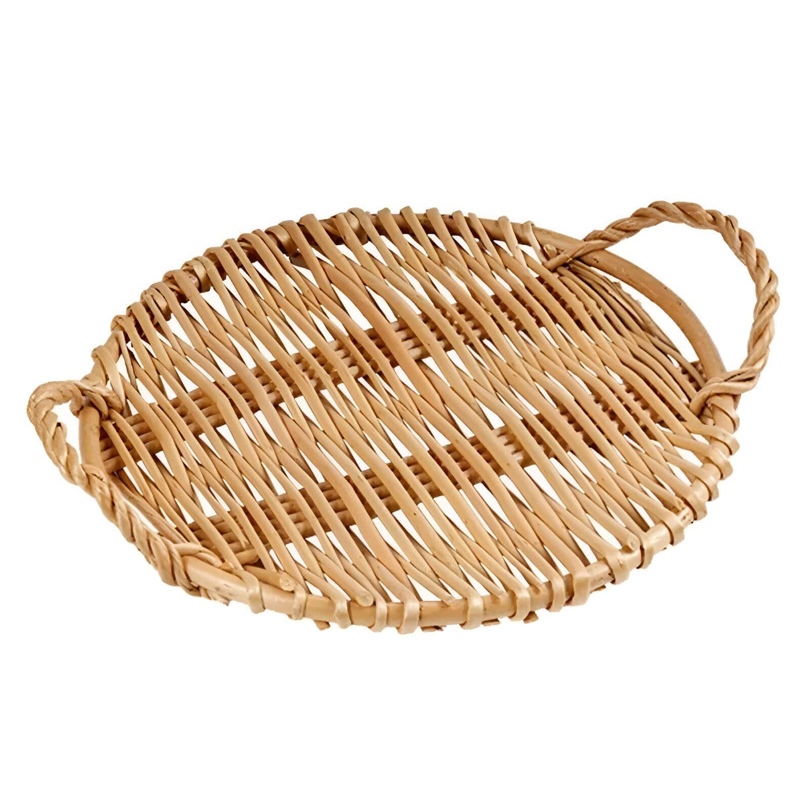 Woven Rattan Serving Tray