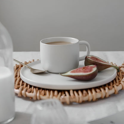 Woven Rattan Serving Tray