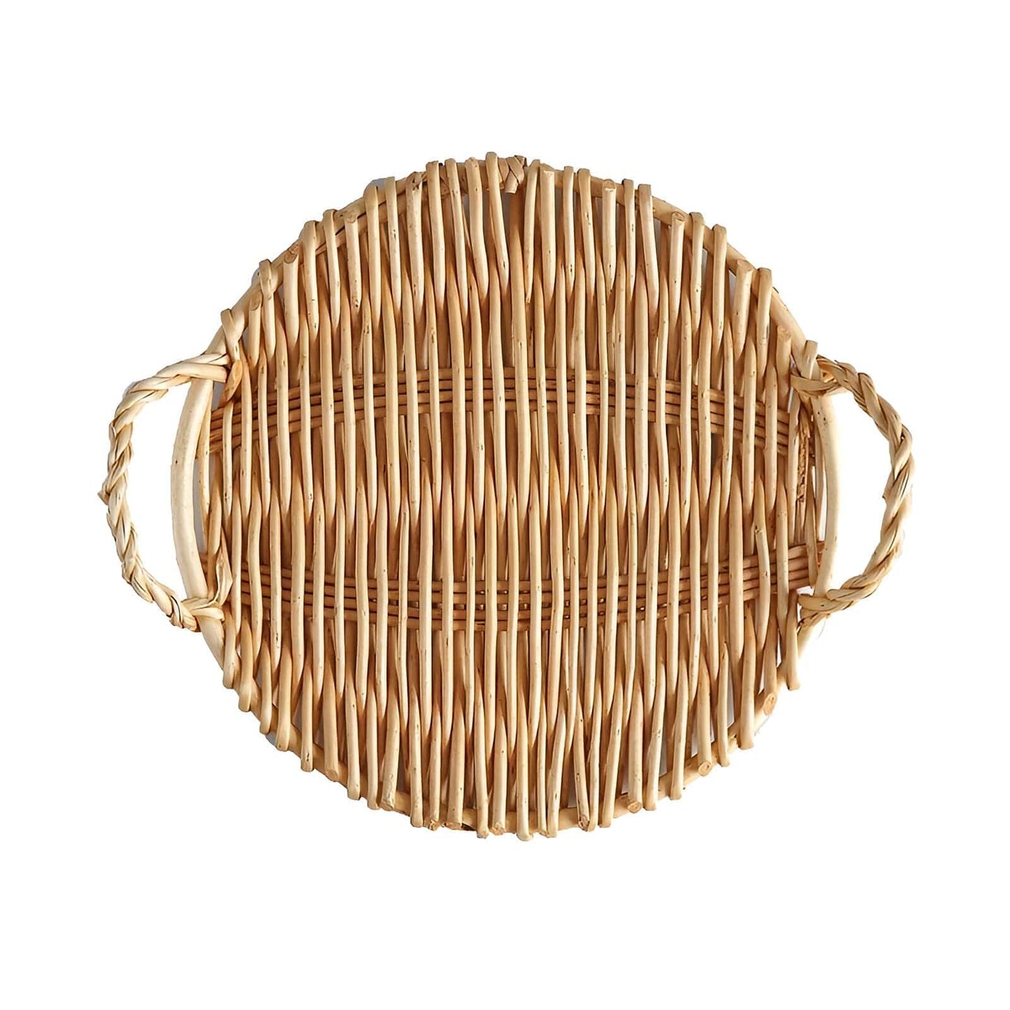 Woven Rattan Serving Tray