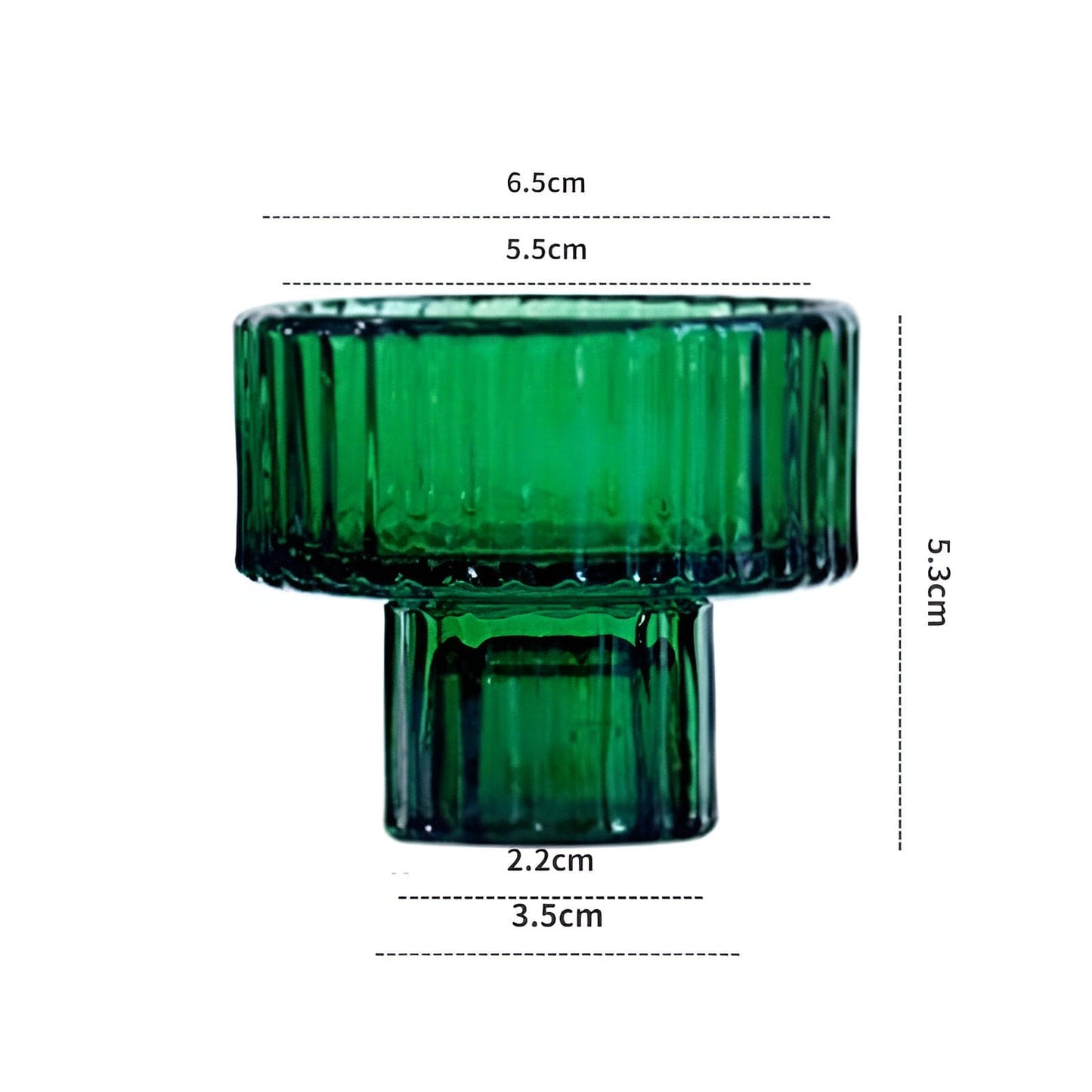 Mini Glass Tealight candle holder