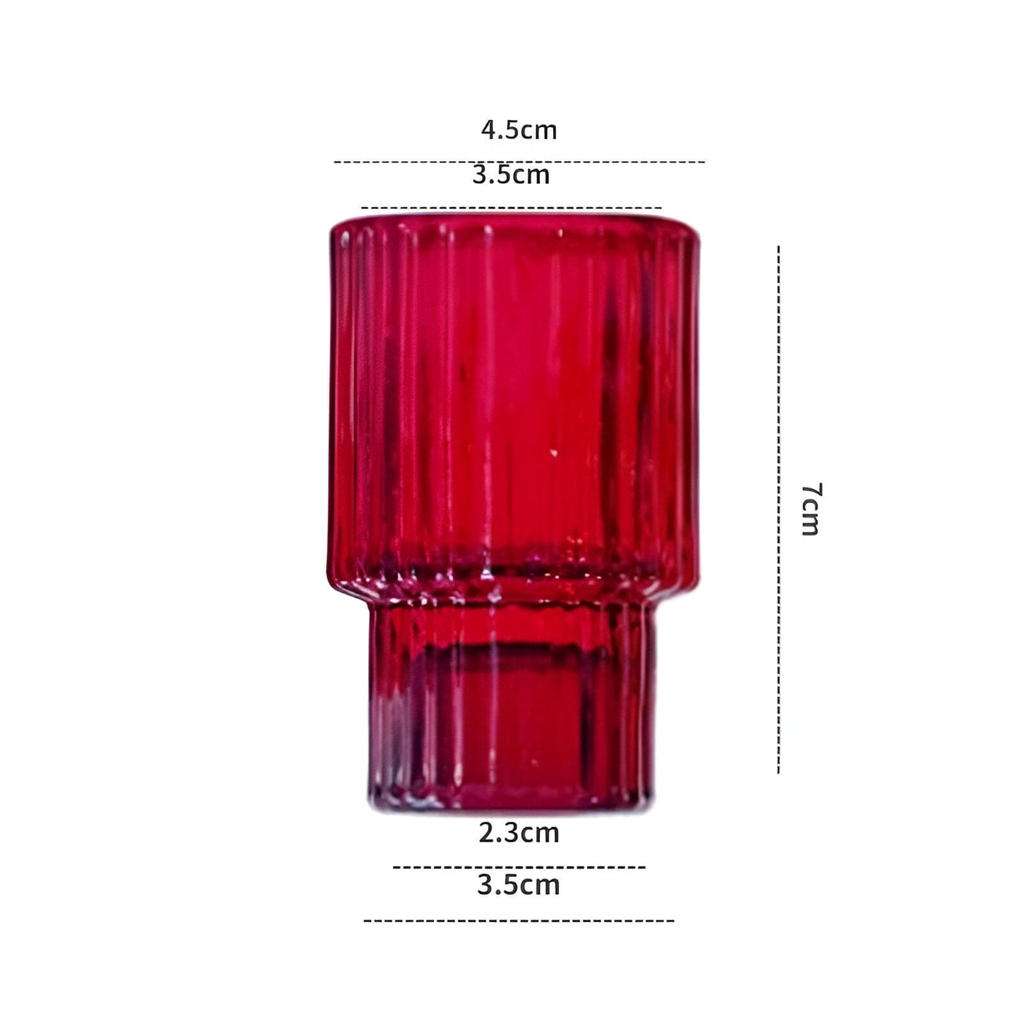 Mini Glass Tealight candle holder