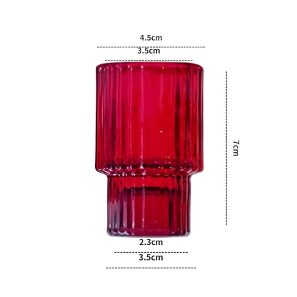 Mini Glass Tealight candle holder