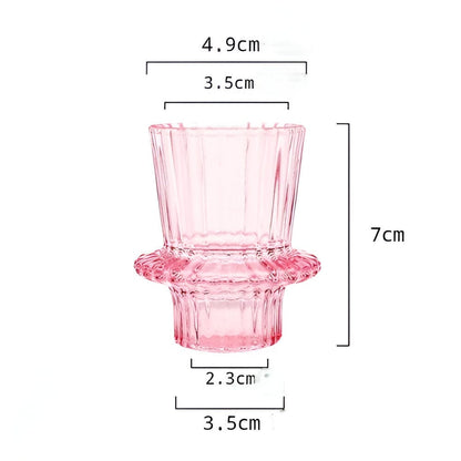 Mini Glass Tealight candle holder