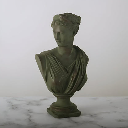 Classic Greek Bust Statuette